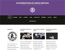 Tablet Screenshot of kifederationofgreatbritain.co.uk